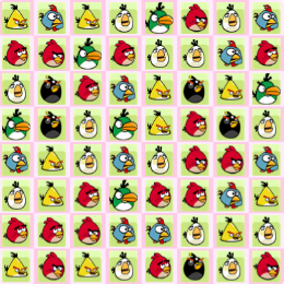 Angry Birds Matching játék