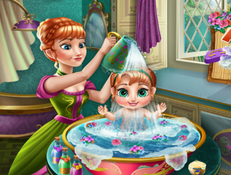 Anna és babája jégvarázs játék