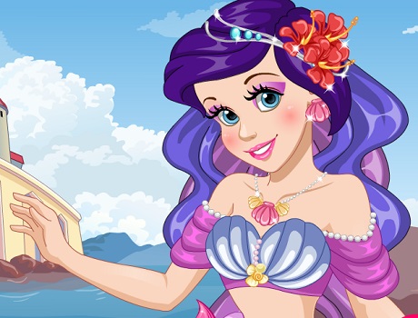 Ariel új külsője hercegnős játék