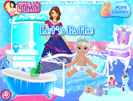 Elsa babysitter jégvarázs játék