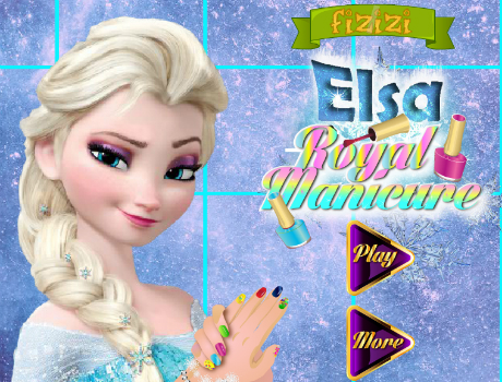 Elsa legszebb körmei jégvarázs játék