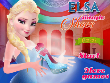 Elsa varázs cipője hercegnős játék