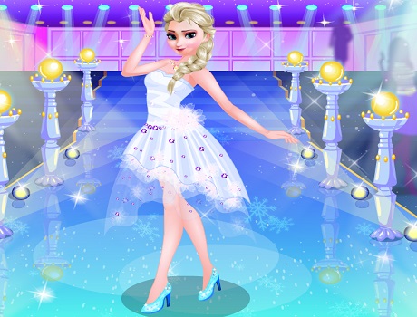 Elsa modell stílusa jégvarázs játék