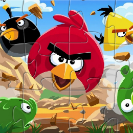 Extra jó kirakós Angry Birds játék