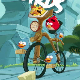 Kerékpár ügyességi Angry Birds játék