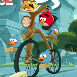Kerékpáros Angry Birds játék