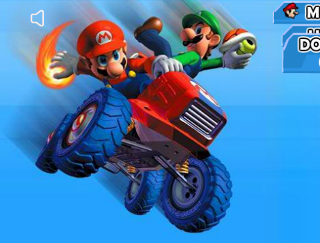 Mario Tractor Race autós játék