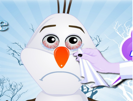 Olaf szemészeten jégvarázs játék