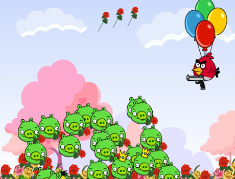 Rózsa tolvajok Angry Birds játék