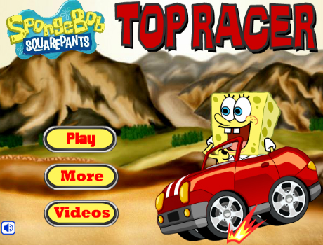 Spongyabob autós játék