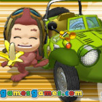 Monkey kart autós játék