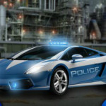 Police autós játék