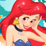 Ariel átváltozása öltöztetős játék
