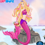 Mermaid öltöztetős Barbie játék