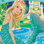 Mermaid puzzle Barbie játék