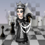 Sakk királynő öltöztetős játék