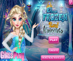 Elsa frizurája Jégvarázs játék