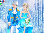 Elsa és Jack öltöztetős jégvarázs játék