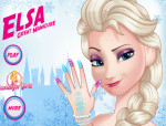 Elsa körmei jégvarázs játék