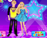 Ken és Barbie parti öltöztetős játék