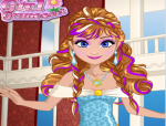 Anna hercegnő frizurája jégvarázs játék