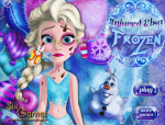 Elsa súlyos sérülése jégvarázs játék