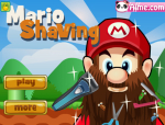 Mario borotválkozik fodrászos játék