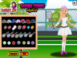 Tenisz stílus Barbie játék