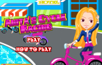 Anita biciklizni indul Barbie játék