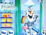 Olaf koszos jégvarázs játék