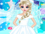 Elsa menyasszonyi ruhája jégvarázs játék