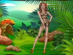 Jungle divat öltöztetős játék