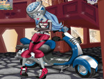 Ghoulia motoros stílusa Monster high játék