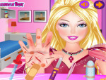 Megsérült kéz Barbie játék