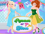 Anna és Elsa szépsége jégvarázs játék