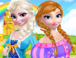 Elsa és Anna legszebb sminkje jégvarázs játék