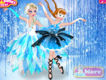 Anna és Elsa balett divat jégvarázs játék