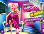 Szuperhős Barbie sérült lába Barbie játék