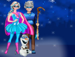 Szuperhős Elsa stílusa jégvarázs játék