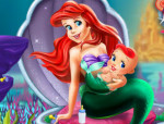 Ariel babát szül hercegnős játék