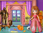 Sofia szobát takarít hercegnős játék