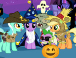 Rémisztő Halloween nap lovas játék
