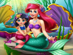 Ariel és Melodi szépsége hercegnős játék