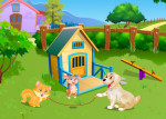 Állat otthon építés állatos játék