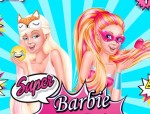 Szuperhős divat öltöztetős Barbie játék