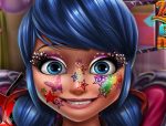 Katicabogár arc ápolása festése Disney játék