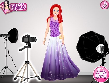 Ariel fotózáson hercegnős játék