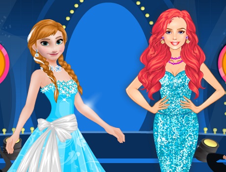 Anna és Ariel modell hercegnős játék