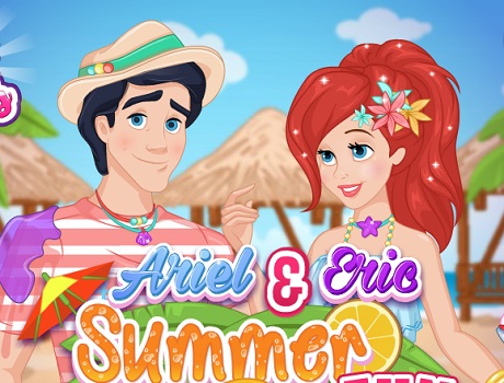 Ariel és Eric nyaralása hercegnős játék