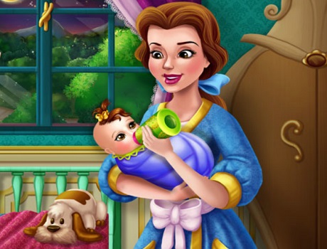 Belle és babája hercegnős játék